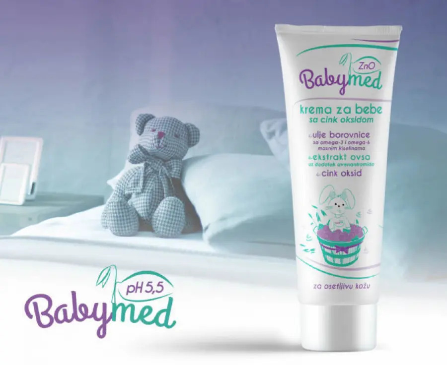 BabyMed zaštitna krema za bebe sa cink-oksidom